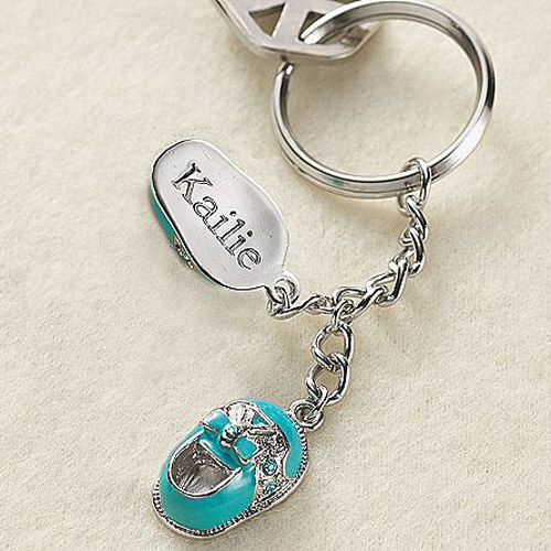 Baby Shower Gift Idea by Gifts.com - Baby Shoes Keychain