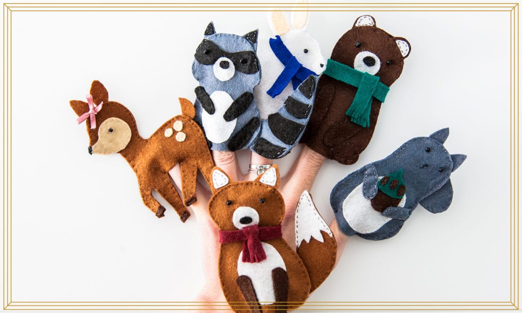 animal finger puppets